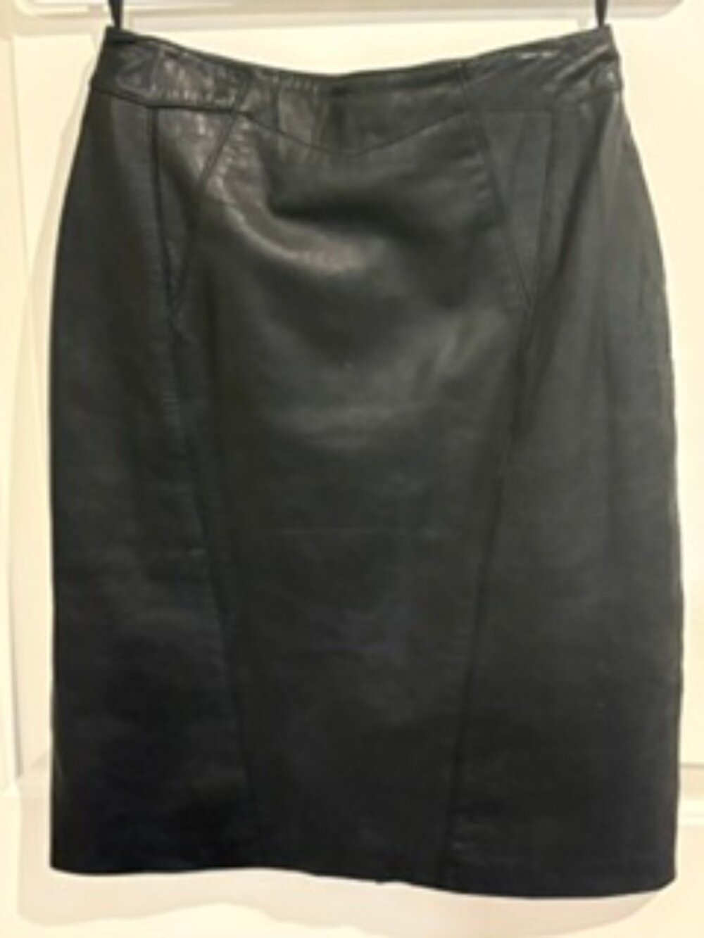 Paris Sports Club Real Leather Skirt 5/6 Black